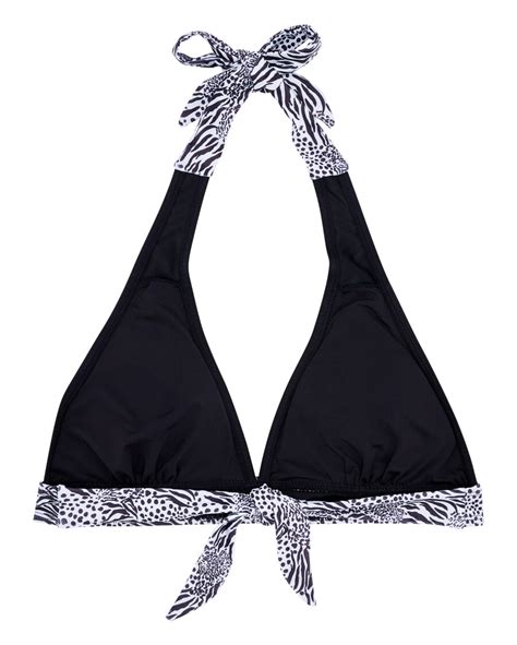 triangel bikini oberteil schwarz|Weekday – Sway – Triangel